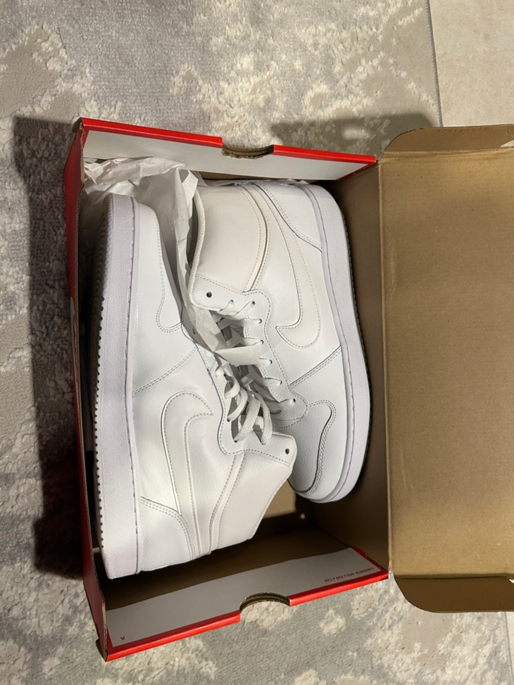 Nike White High-Top Sneakers